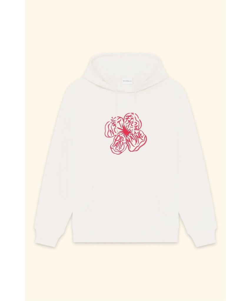 Drole De Monsieur Hibiscus Slogan Hoodie Hibiscus D0Ths26200Whm