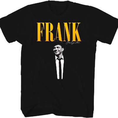 Men's Frank Sinatra Frank T-Shirt Black