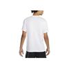 Nike Solid Color Logo Casual Short Sleeve T-Shirt Men Tops White 727982-100