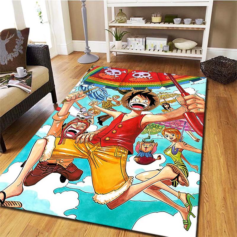 Monkey D Luffy Carpet Rug For Living Room Bedroom Home Sofa Decoration,kids Play Nonslip Floor Mat