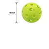 3Pcs Golf Balls Practice Choose Hole Ball White Blue Yellow Orange Red Indoor Ourdoor Golf Plastic Ball