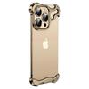 Kompatibel mit iPhone 17 Pro Max: Metall-Eckschutz in unregelmäßiger Form & randloser Linsenschutz für iPhone 14-13.