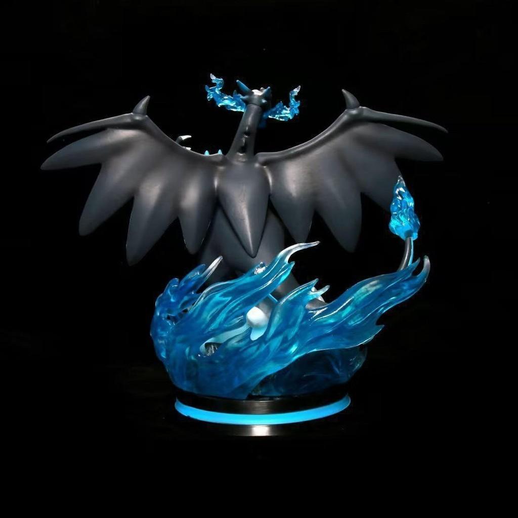 Atemberragendes Ei Mega-Glurak Leuchtet im Dunkeln PVC Figur Sammlerstück Anime Modell