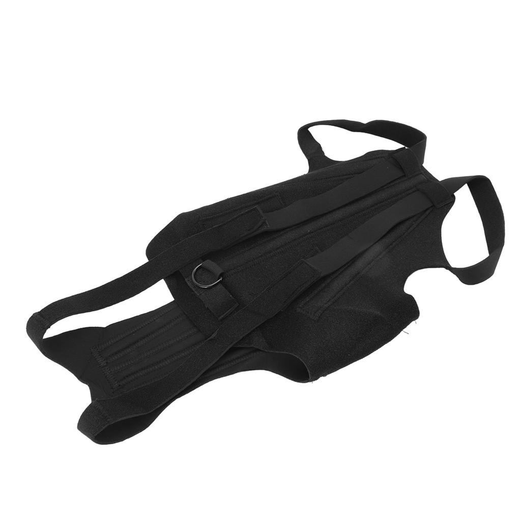 Dog Back Bracer Polyester Strong Rigidity Flexible Back Supporting Vest for Walking