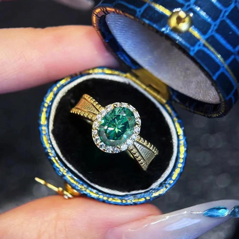 New Product Temperament Simple Oval, Full Diamond Open Ring Women, Fashionable Live Ring 2026 no. 6