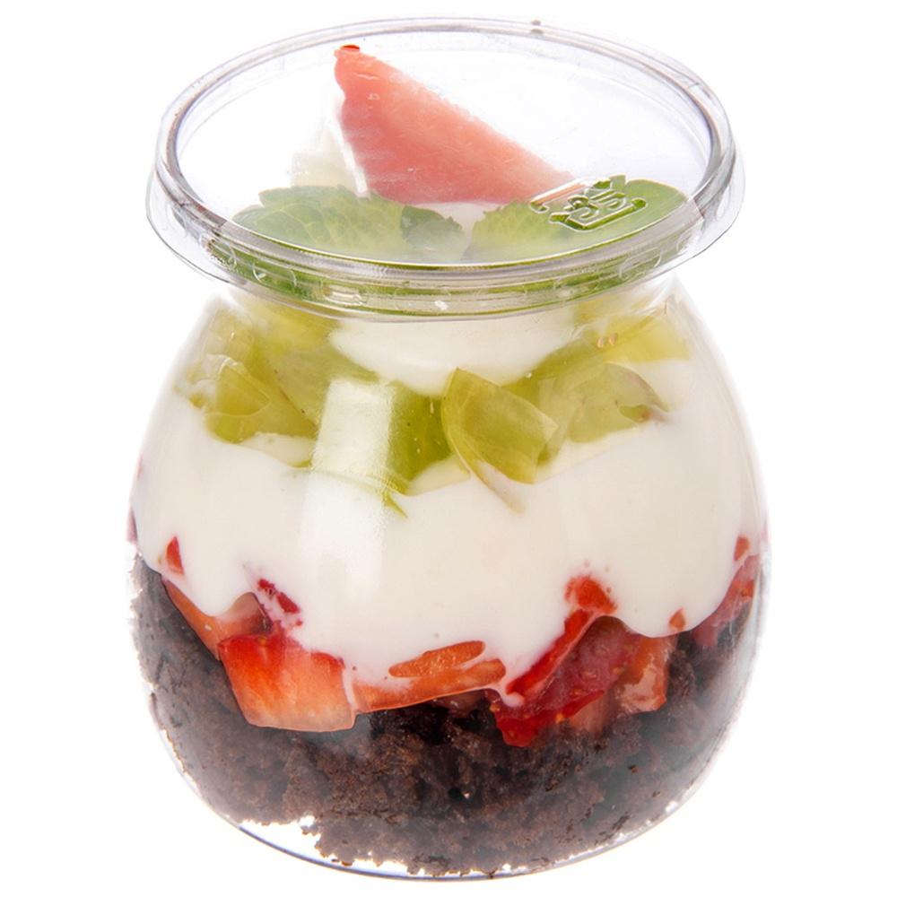 4x Kubki Pucharki Pojemniki na Jogurt Desery Przekąski do Deserów 160 ml