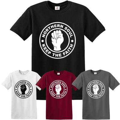 Northern Soul T-Shirt Keep the Faith Tanz Motown Mod Roller Musik Herren Damen