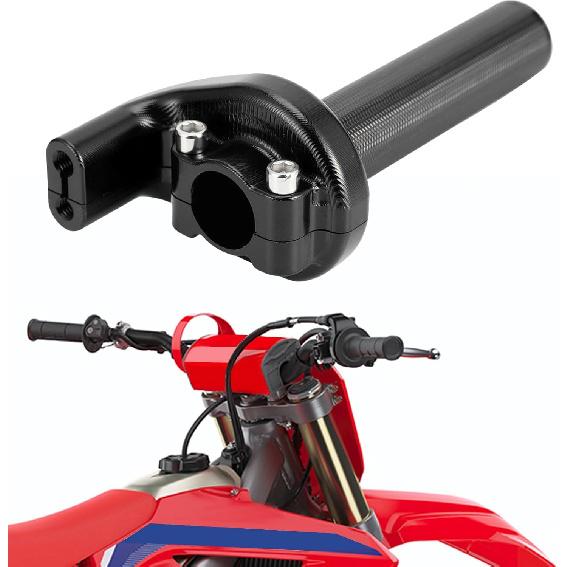 

CHANGCHENG Motorcycle FCR Throttle Twist Grip Quick Throttle Tube CNC for YZ250 YZ450 CRF150 CRF250 CRF450 KX250 KLX450 TRX450 RMZ250 Dirt Bike Black чёрный