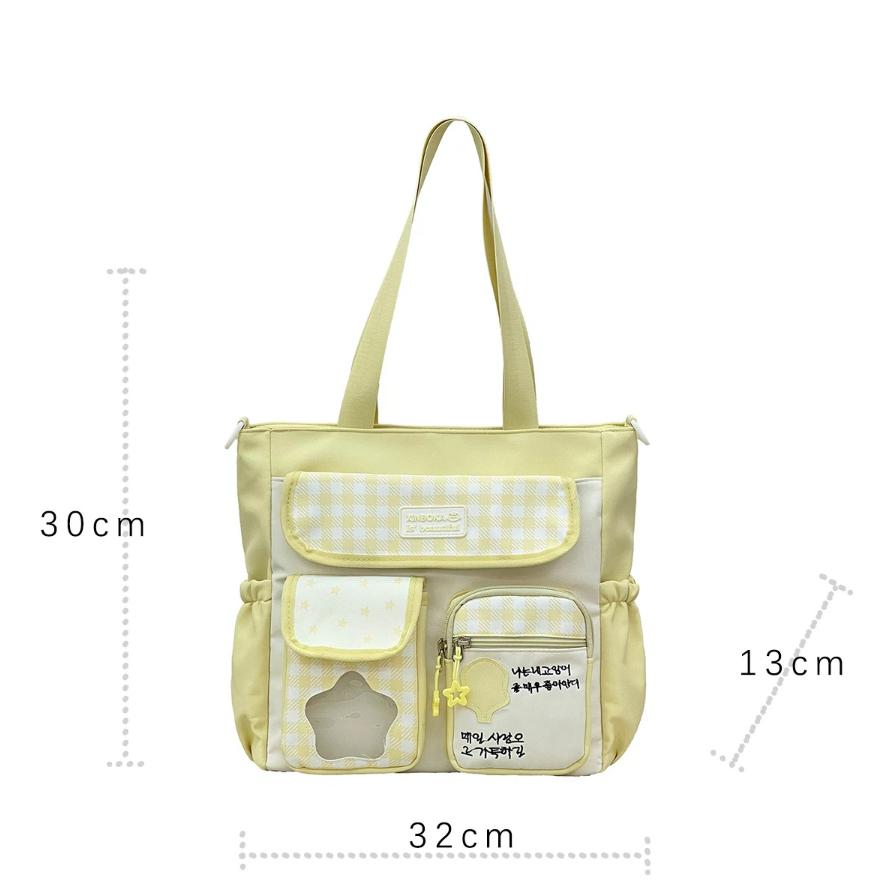 Sweet And Cute Ulzzang Ita Bag Commuting And Going Out Y2K Women'S Crossbody Bag Comics Exhibition Jk Uniform Shoulder Bag