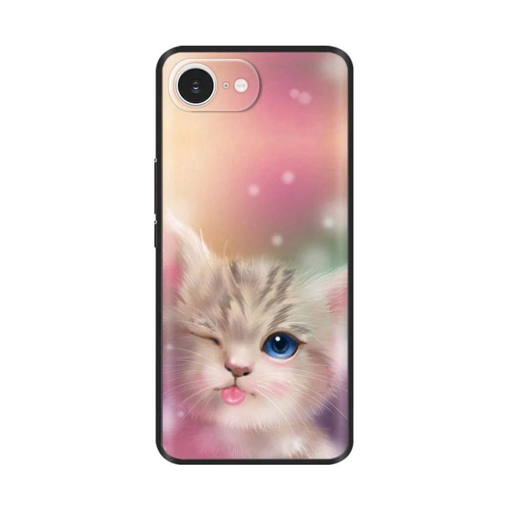 For iPhone 16E Case Printed Cute Cartoon Phone Case for iPhone 16E 2025 Soft Silicone Back Cover For iPhone 16E SE 4 TPU Fundas