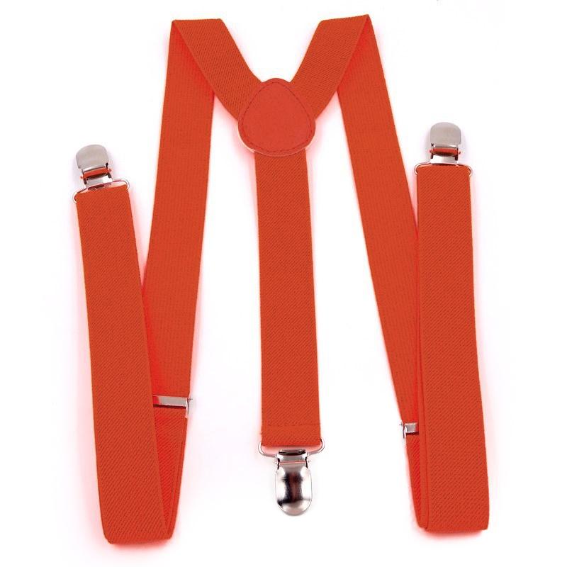 Men'S Adjustable 1 Inch Wide Y Shape Elastic Hanging Pants Suspenders Daily Dressing Accessories Strong Metal Clips Unisex