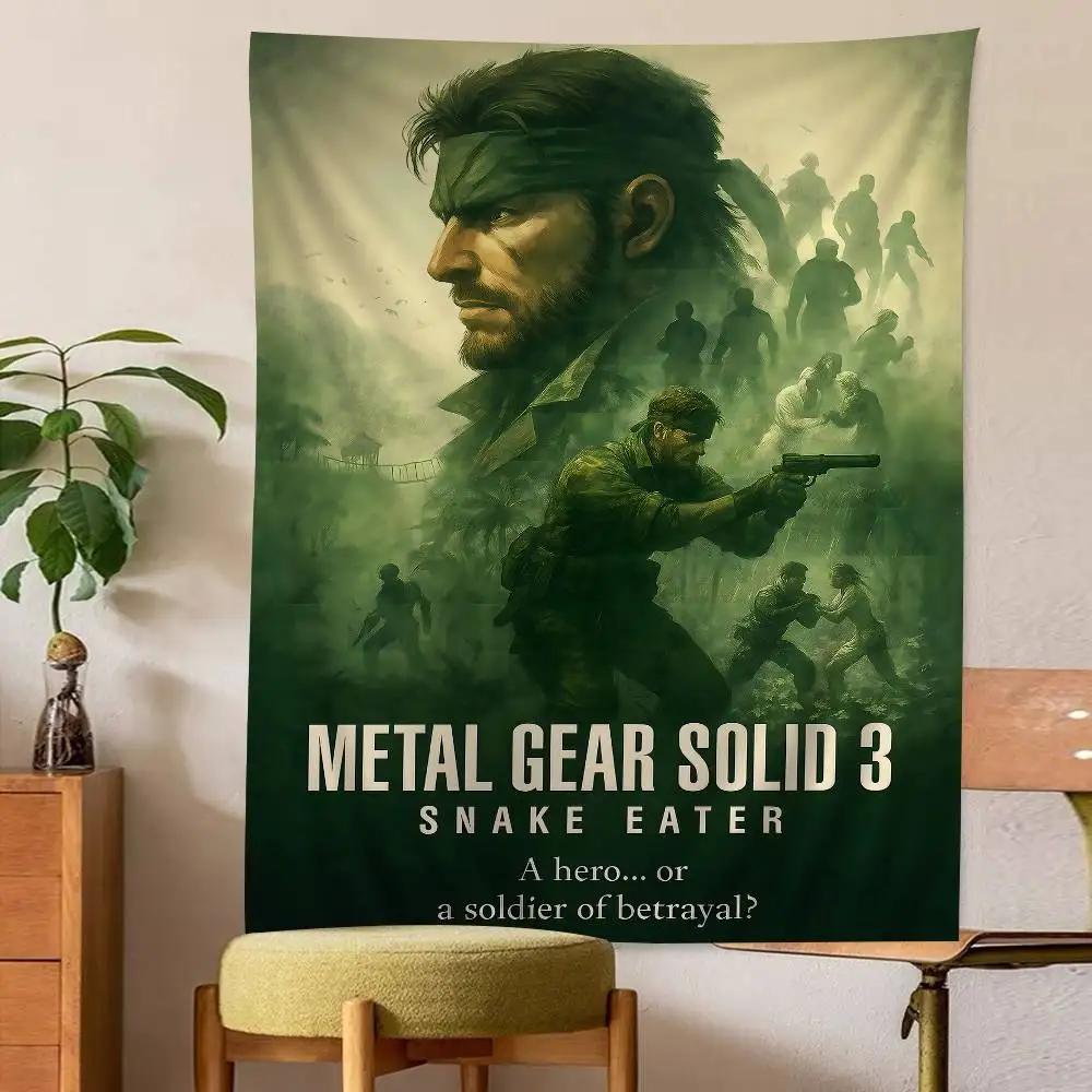 Metal Gear Solid MGS Hanging Bohemian Tapestry Bohemian Wall Tapestries Mandala Cheap Hippie Wall Hanging