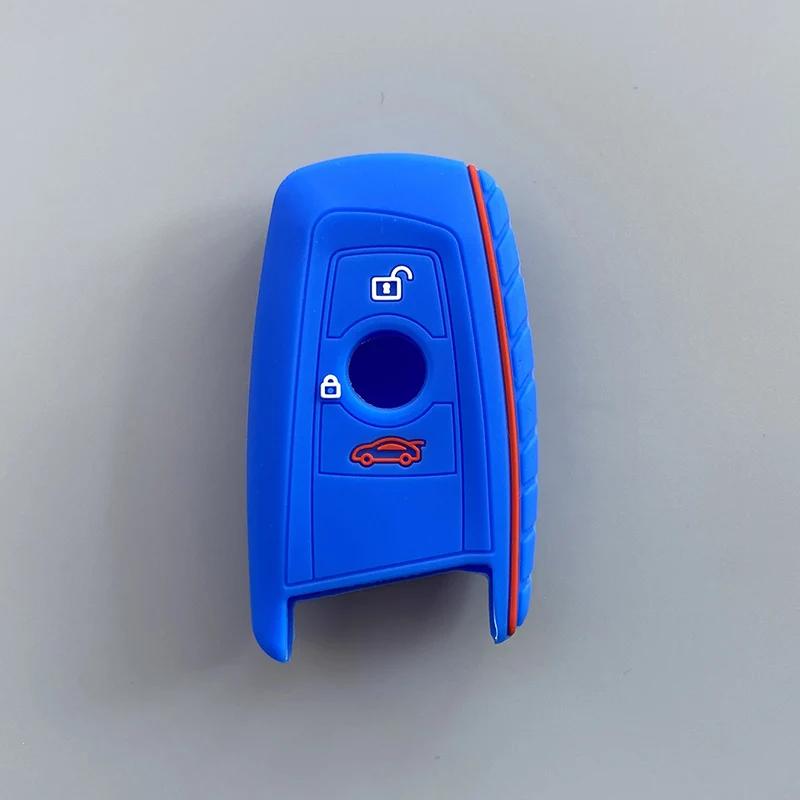 New silicone key fob cover case protect skin hood for BMW F10 F20 F30 Z4 X1 X3 X4 M1 M2 M3 E90 1 2 3 5 7 SERIES Remote keyless