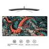 Tapis de Souris Gaming Large Dragon Japonais XXL Tapis de Souris Gamer Clavier Sur la Table Tapis de Bureau Vitesse Anime 60*30cm Tapis de Souris