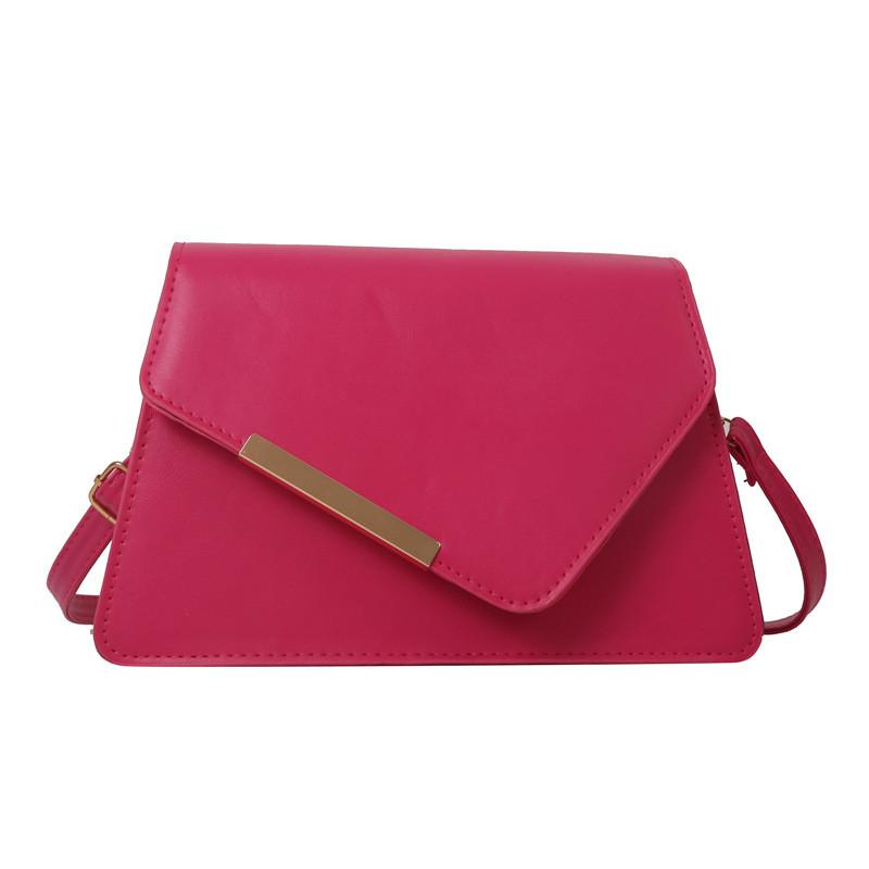 Stylish Retro Textured Mini Crossbody Bag With Magnetic Closure In Five Colors