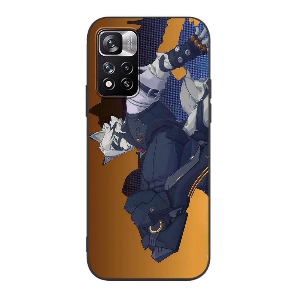 Anime Zenless Zone Zero Hülle für Xiaomi Redmi 10A 10C 9C 12C 9A 9i 10 12 9 Prime 9T K40 Pro Schwarze Weiche TPU Handyhülle