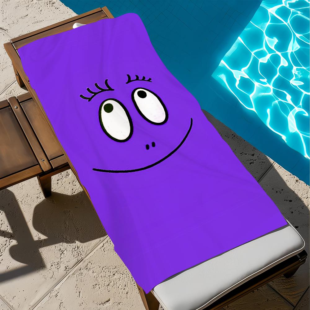 BB-Barbapapas-s cartoon Towel Beach Quick Dry Soft Pool Towels Gift for Travel Gym Shower Camping sports
