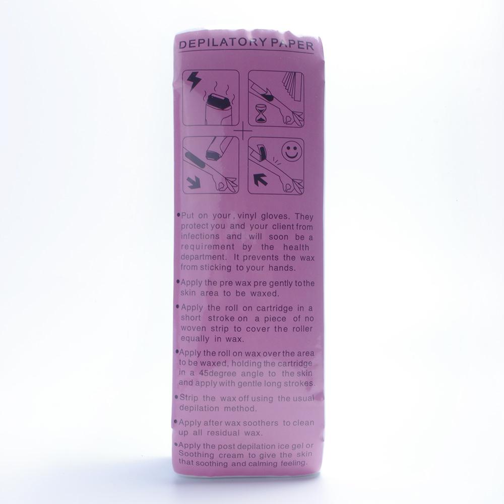 100pcs Removal Nonwoven Body Cloth Hair Remove Wax Paper Rolls High Quality Hair Removal Epilator Wax Strip Paper Roll
