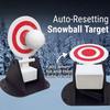 Yousheng Snowball Automatic Reset Target Heavy Duty Auto Resetting Snowball Practice Target Winter Outdoor Backyard Snow Battle Snowball Throwing Game