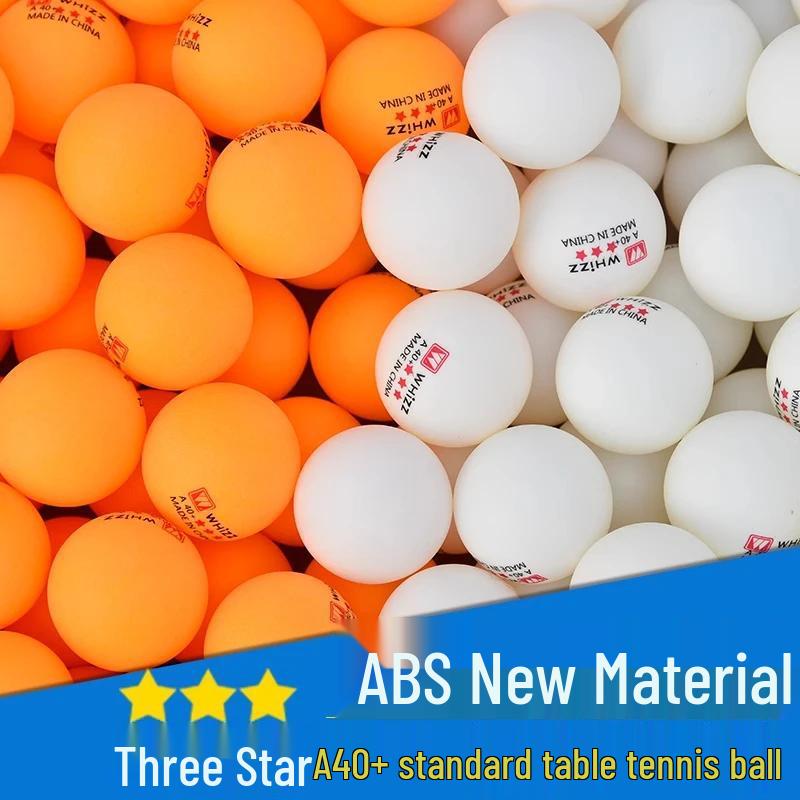Newcomer Special: Durable 3-Star Competition Table Tennis Balls - Made from New Material