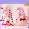 Adorable Pink Valentine's Day Figurines Cute Couple Decor Gifts For Love Celebration