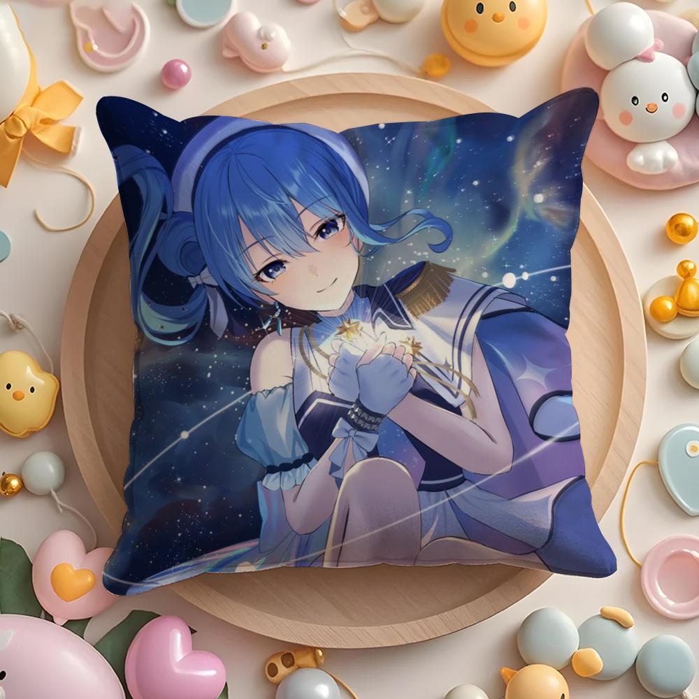 Аниме H-Хошимачи Суйсей Наволочка Мягкая Плюшевая Ткань Двусторонняя Печатная Наволочка Теплая Зимняя Подушка для Дивана 30cmx30cm