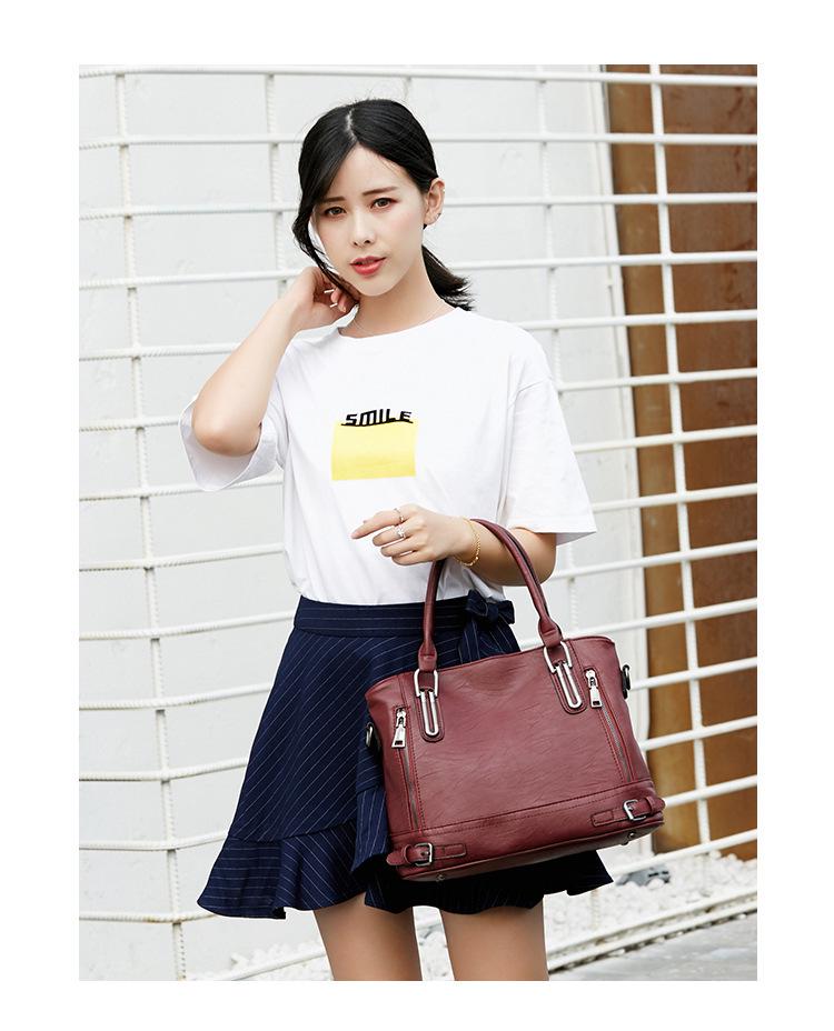 2024 Spring/Summer Women's European and American Large Capacity Handbag Tote and Crossbody Bag