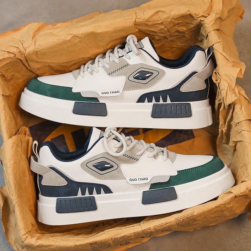 Men Shoes Sneakers Chunky Mens Casual Shoes Luxury Breathable Men Walking Shoes Trend Leather Shoes for Men Running Shoes Male Footwear