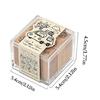 Wood Rubber Stamp Lovely Cats Stamp Animal Stamp Decorative Stamp Cartoon Dogs Stamp