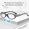 Luxury Diamond Reading Glasses for Women Men Trendy Far Sight Eyewear Blue Light Blocking 0+1.0+4.0