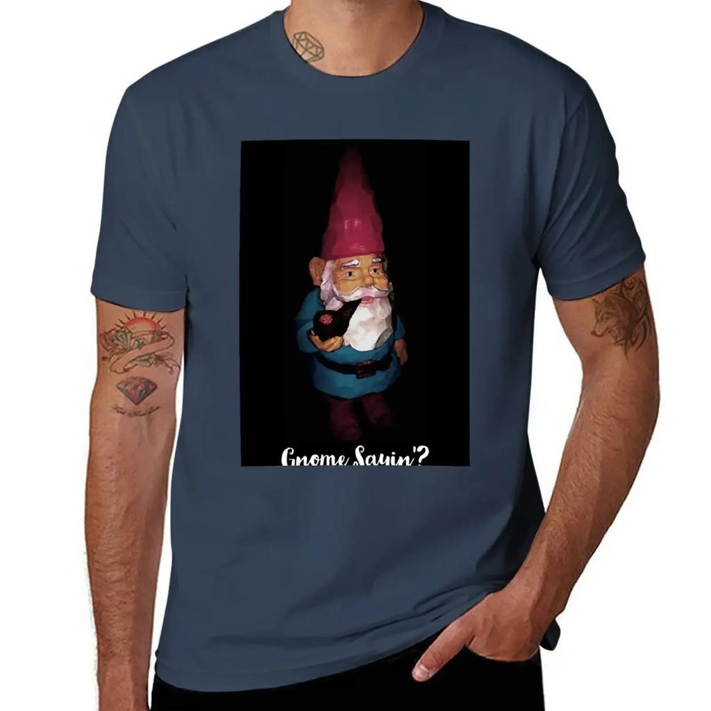 Gnome T-Shirt customs sweat men t shirt