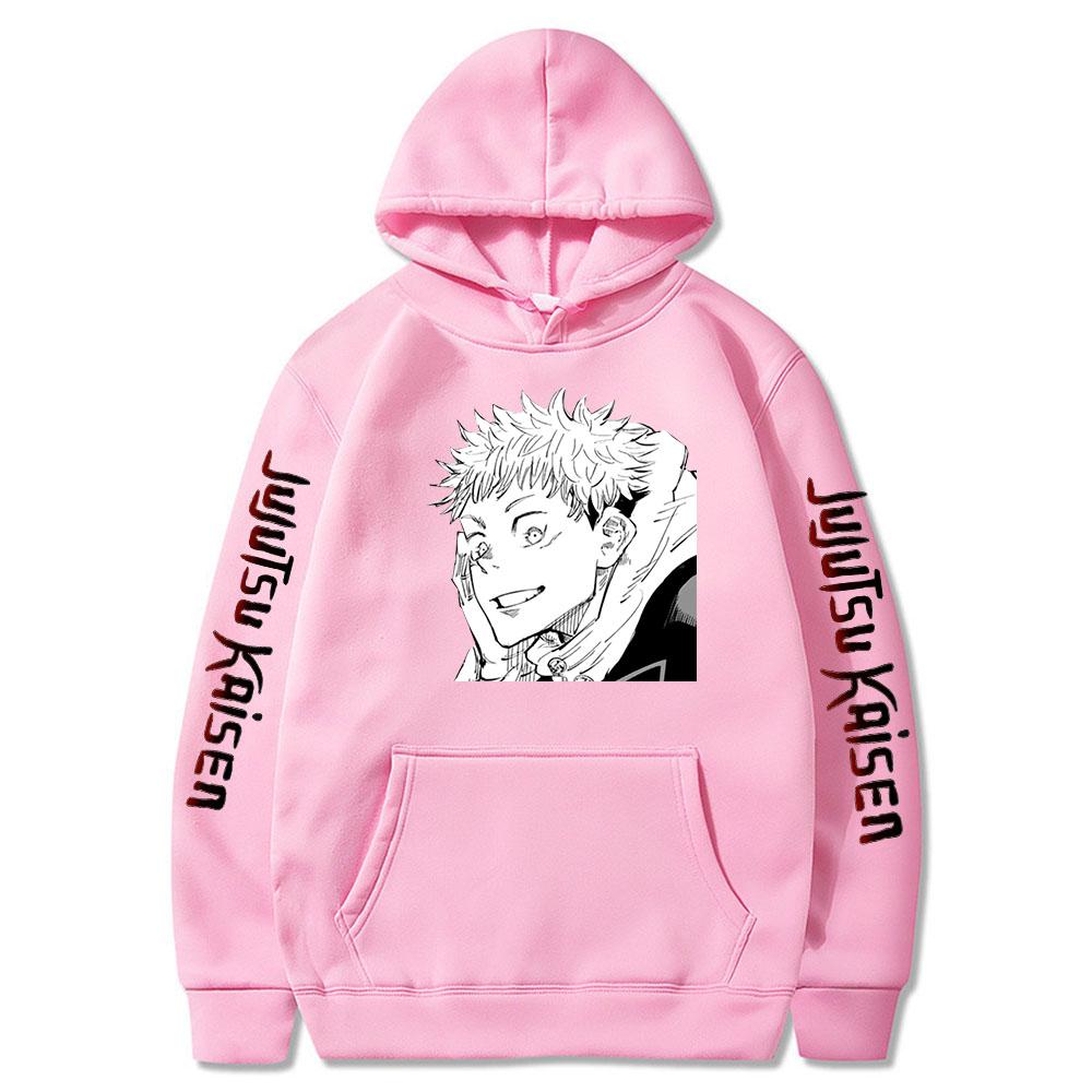 2025 Anime Jujutsu Kaisen Fashion Graphic Hoodies Vintage Oversized Hooded Hip Hop Long Sleeves Cotton Hoodie Men Women Clothes