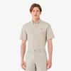 Men's Short-Sleeve Linen Blend Check Shirt CH367E-56G02S