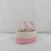 Cesto Portaoggetti Portatile per Bambini Organizer in Corda di Cotone Per Articoli e Giocattoli per Bambini