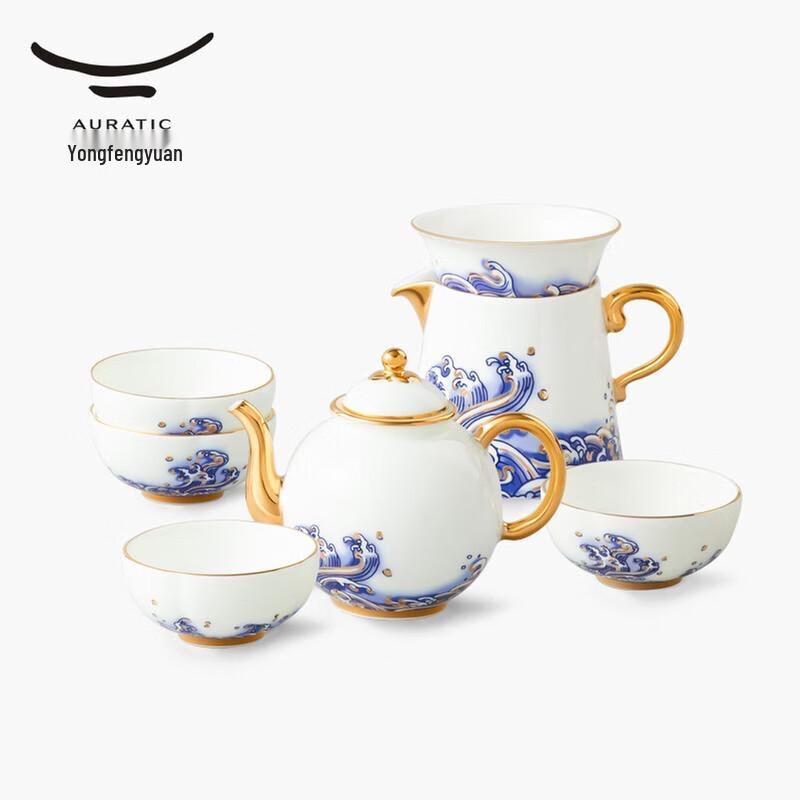 

Yongfengyuan Mr. Ceramic Maritime Pearl Chinese Tea Set