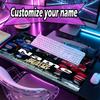 Custom Name Personalized Heated Rivalry Pattern Mousepad, Laptop PC Desk Mat, Decorative Desk Mat for Home Keyboard Pad Gift