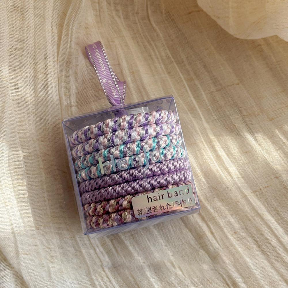 Резинка для волос Плетение Резинка Кольцо для волос Цветные Резинки-скранчи Базовый набор Резинок для волос Весна Лето Style 3