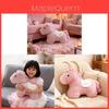 Peluche Fatto a Mano Pony Rosa con Morbido Peluche Corto per Decorazione Camera dei Bambini e Regalo