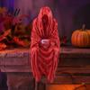 Durable Pla Sculptures 3D Printed Tabletop Gothic Figurine Grim Reaper Sitting Statue Small Bookshelf Accents Spooky Sculpture for Garden