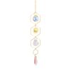 1/4 Pezzi Finestra Appesa Arcobaleno Decorativo Cattura Sole Perline Estetico Colorato Campanellino a Vento Riflettente per Matrimonio Festa