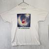 Vintage Christmas Santa Moon T Shirt I’m a Believer Graphic Holiday Tee White