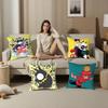 Cartoon R-Ranma1 2 Pillow Case Sofa Living Room Bedroom Double-Sided Printing Square Cushion Nap Time Pillow Case
