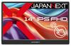 JAPANNEXT Mobile IPS Full HD 1920x1080 Smart Case Included PC 14-inch Monitor, Panel, Resolution, (Type C, Compatible, Built-in Speakers, 100% sRGB,
