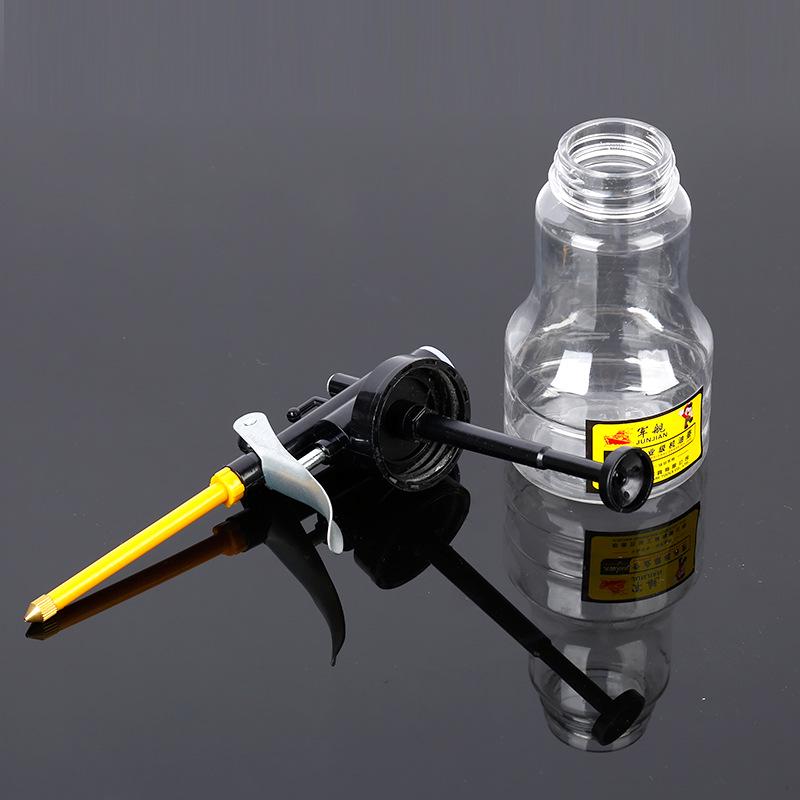 Oală de ulei din plastic transparent - pistol de ulei de înaltă presiune de 250 ml și 350 ml