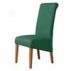 Universal Fit XL Size Elastic Chair Cover Thicken Washable Seat Cover Solid Color Stretch Covers