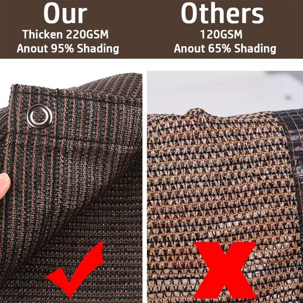 3/5/6M Balcony Shade Cloth Waterproof Balcony Privacy Screen Cloth Fencing Net  Garden Porch Pool