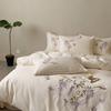 Svetanya Brushed Egyptian Cotton Bedding Set Embroidered Bed Linens Sheet Pillowcase Duvet Cover Set Underwear