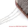Stainless Steel Heart Chain Pendant Charm for DIY Jewelry