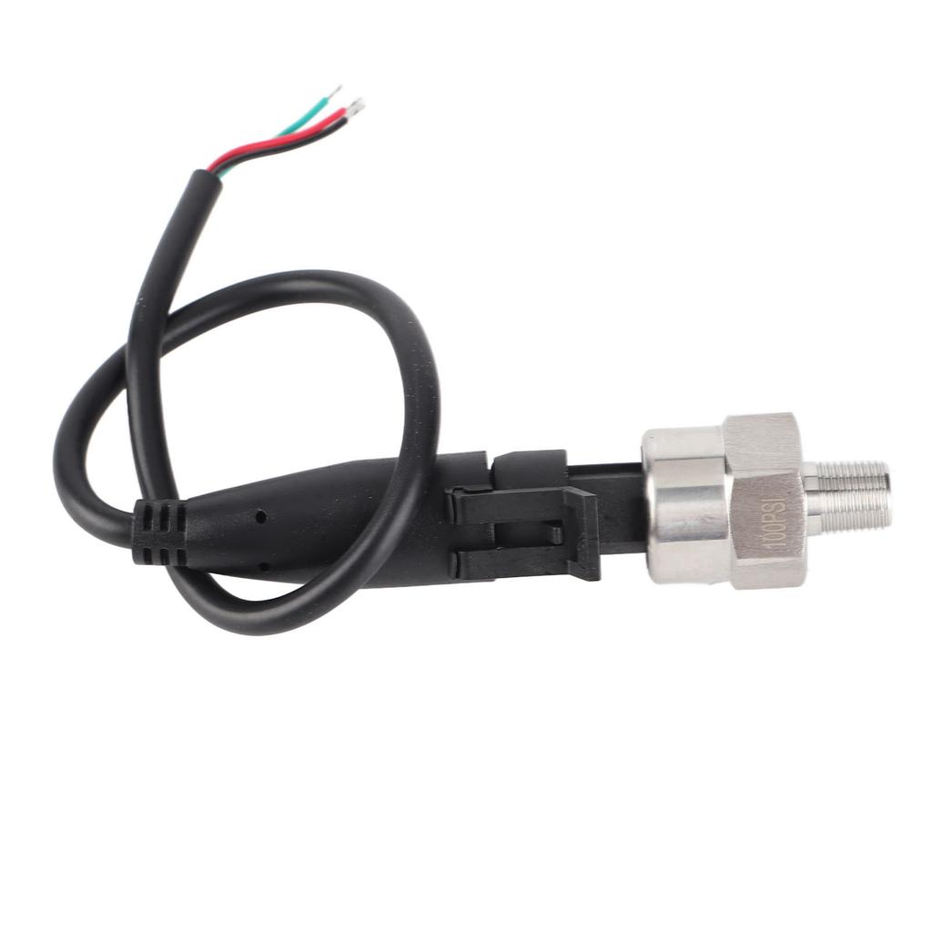 Αισθητήρας Μετατροπέα Πίεσης Αποστολέας Ανοξείδωτος για Λάδι Καύσιμο Αέρα Νερό (100 PSI)