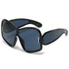 The Same Windproof Glasses, Wind One-Piece Large-Frame Sunglasses Y2K Future Technology Feeling Street Show Sunglasses